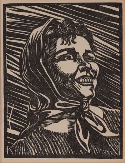 CONNEMARA GIRL by Harry Kernoff RHA at Dolan's Art Auction House