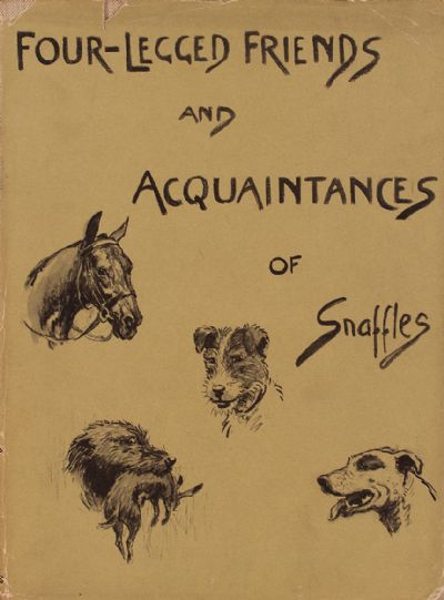 FOUR-LEGGED FRIENDS AND ACQUAINTANCES, 1951 by Snaffles, Charlie Johnson Payne  at Dolan's Art Auction House