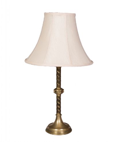 Brass Table Lamp at Dolan's Art Auction House