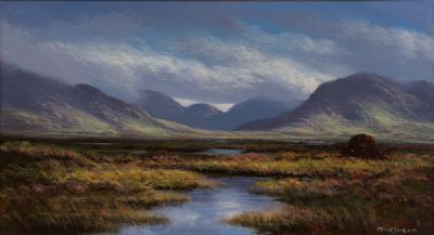 INAGH VALLEY, CONNEMARA by Jerry Marjoram  at Dolan's Art Auction House