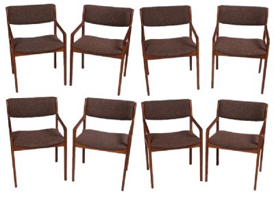 Set of 8 Matching Chairs at Dolan's Art Auction House