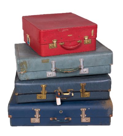 4 Vintage Cases at Dolan's Art Auction House