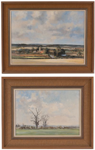 AUTUMN LANDSCAPE & EARLY SPRING by David Green  at Dolan's Art Auction House