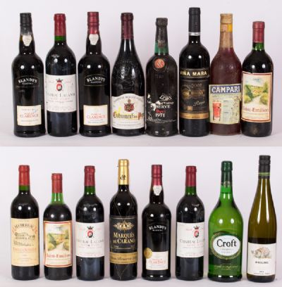 Assorted Wines, Sherry etc, 16 Bottles in total at Dolan's Art Auction House