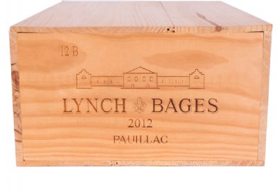 Case of LYNCH BAGES 2012 at Dolan's Art Auction House