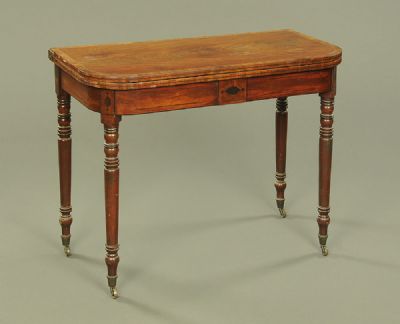 Regency Mahogany Tea Table at Dolan's Art Auction House