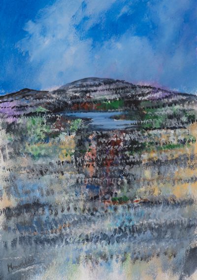 BLUE DAY, BURREN by Manus Walsh  at Dolan's Art Auction House