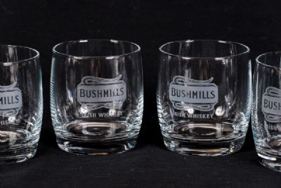 Set of Bushmills Whiskey Glasses at Dolan's Art Auction House
