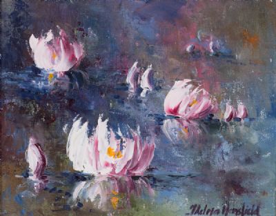 WATER LILIES by Thelma Mansfield  at Dolan's Art Auction House