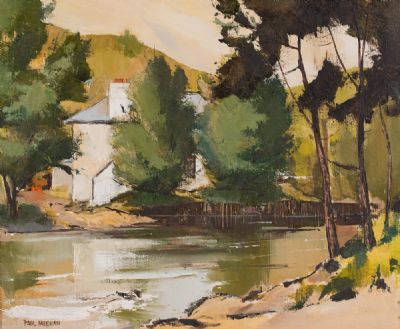 SUMMER RIVER by Paul Meehan  at Dolan's Art Auction House