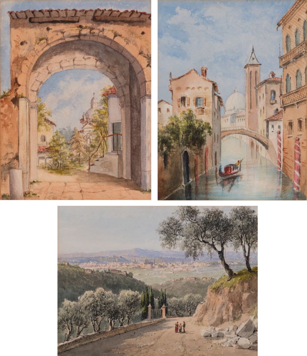 Late 19th Century Watercolours of Italy at Dolan's Art Auction House