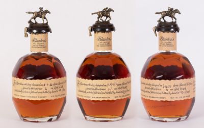 Blantons Original Single Barrel Bourbon Whiskey, Collection of 3 Bottles at Dolan's Art Auction House