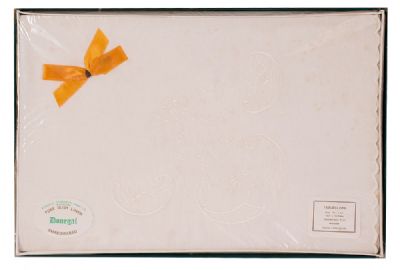 Vintage Pure Irish Linen Tablecloth at Dolan's Art Auction House