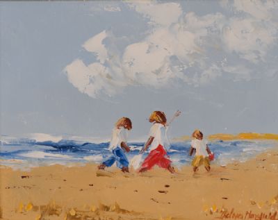 GOING FISHING by Thelma Mansfield  at Dolan's Art Auction House