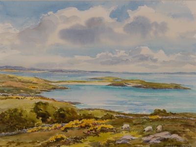 DOG'S BAY, CONNEMARA, ON A SEPTEMBER AFTERNOON by Robert Egginton  at Dolan's Art Auction House