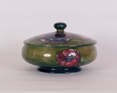 Moorcroft Lidded Bowl at Dolan's Art Auction House