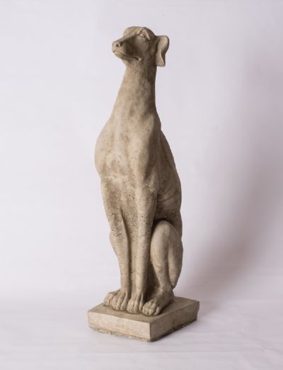 Garden Figure of a Hound at Dolan's Art Auction House