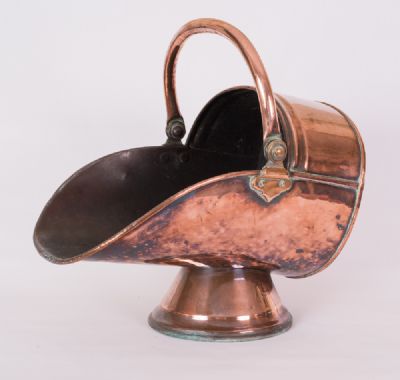 Copper Coal Scuttle at Dolan's Art Auction House
