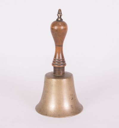 Brass School Bell at Dolan's Art Auction House
