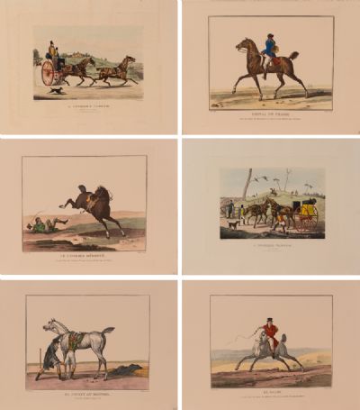 6 Hand Coloured Engravings at Dolan's Art Auction House