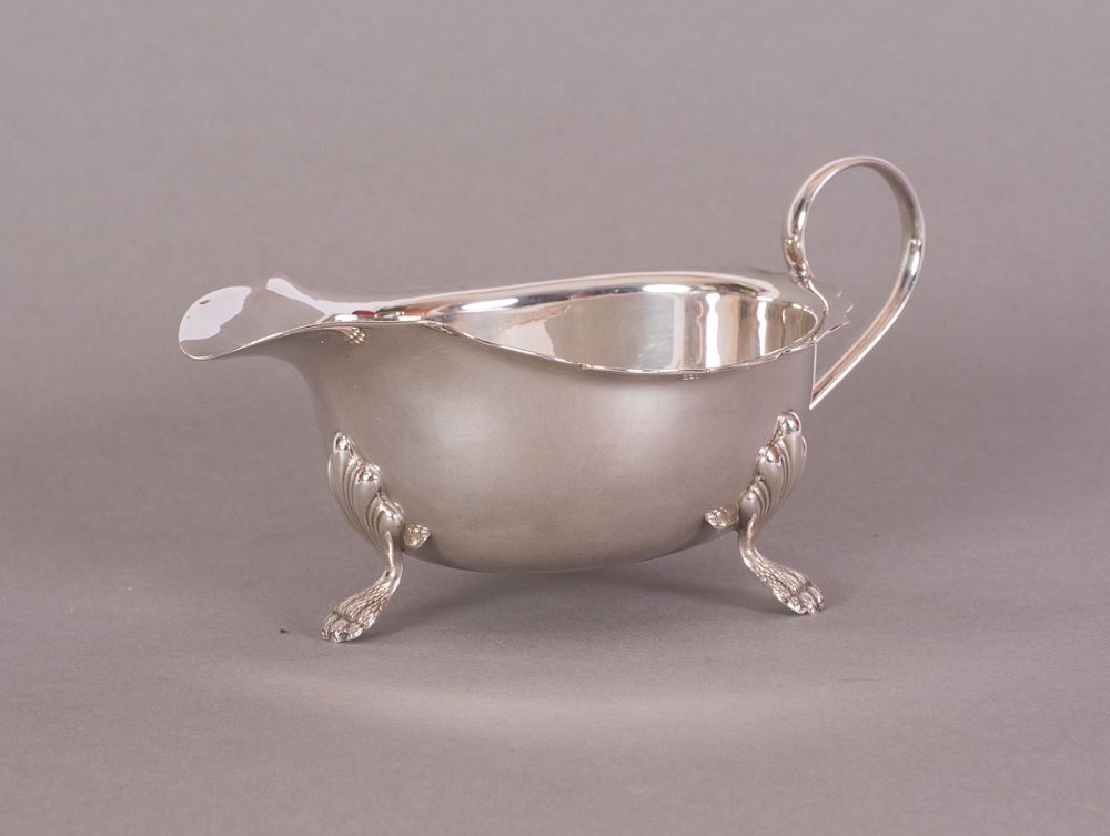 Silver Plated Sauce Boat at Dolan's Art Auction House