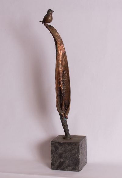 BIRD PERCHED ON HIGH by Liam Butler  at Dolan's Art Auction House