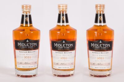 Midleton Very Rare Irish Whiskey 2022, Collection of 3 Bottles at Dolan's Art Auction House