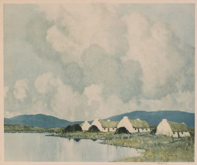 THE BLUE HILLS by Paul Henry RHA at Dolan's Art Auction House