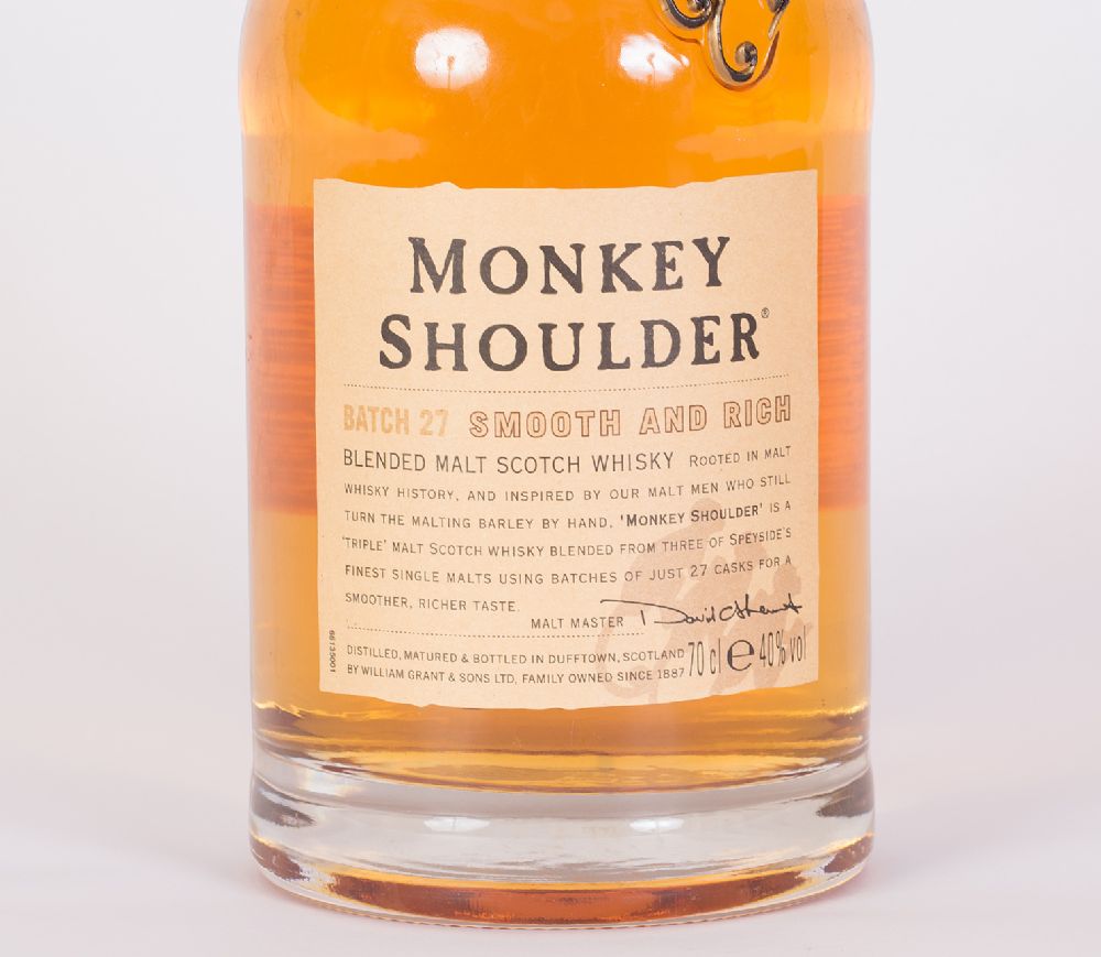 House, & Ireland Blanton\'s Blended Whisky Monkey Original Single Whiskey Auction Barrel Shoulder Dolan\'s Art Bourbon Malt Scotch |